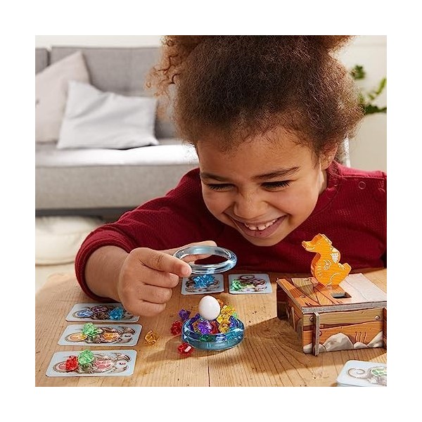 HABA 303586 Gioco Da Tavolo Per Bambini – Il Tesoro Del Drago Di Ghiaccio – Con 90 Pietre Scintillanti