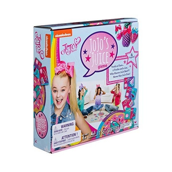 Cardinal JoJo Siwa JoJo S Juice Jeu de questionnaires Multicolore Taille unique