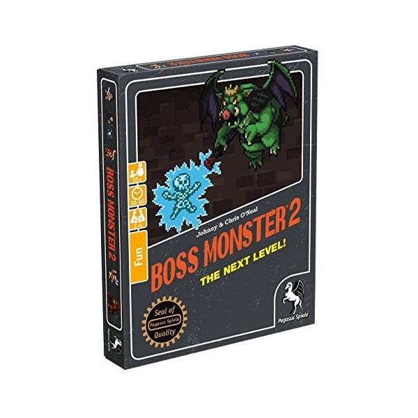 Pegasus Spiele 17561 G – Boss Monster 2 – The Next Level, Jeu de Cartes