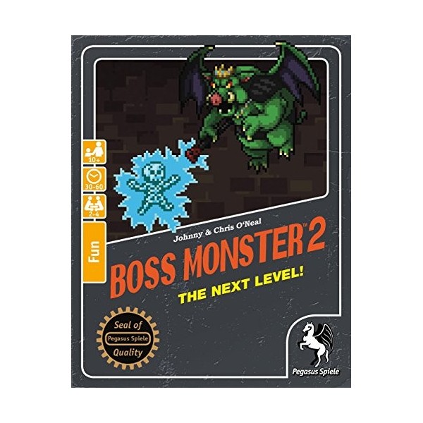 Pegasus Spiele 17561 G – Boss Monster 2 – The Next Level, Jeu de Cartes
