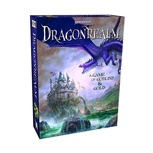 Gamewright , Dragonrealm, Board Game, Ages 10+, 2-4 Players, 30 Minutes Playing Time