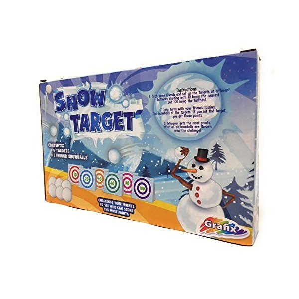 Tinsel Town Christmas Indoor Snowball Target Challenge Festive Game Activity