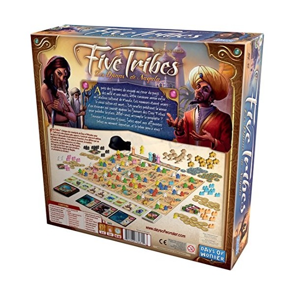 Days of Wonder | Five Tribes : Les Djinns de Naqala | Jeu de société | À partir de 13 ans | 2 à 4 joueurs | 40 à 80 minutes