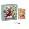 Lot de 2 Jeux : Feelings + La Ronde des Emotions + 1 Décapsuleur Blumie