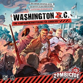 Asmodee | CMON | Zombicide 2e édition - Washington Z.C. | Extension | Jeu dexpert | Dungeon Crawler | 1-6 Joueurs | À partir