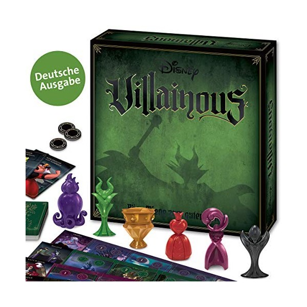 Ravensburger Jeu familial Disney Villainous pour enfants et adultes 2 à 6 joueurs, jeu de société à partir de 10 ans avec les