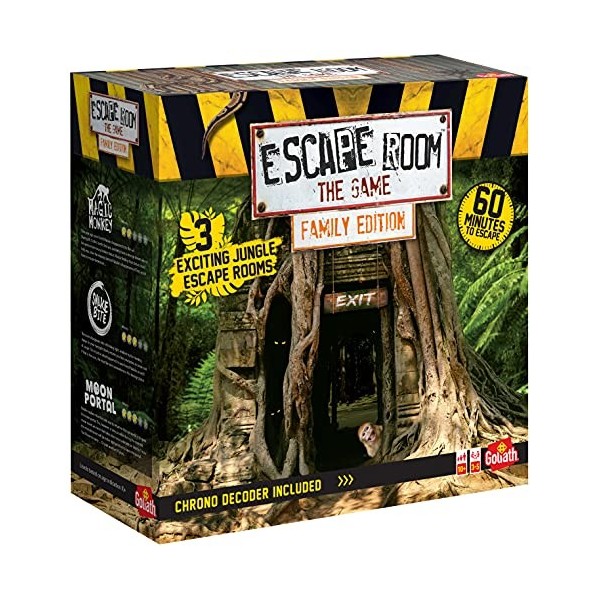 Escape Room : The Game – Édition familiale | 3 salles de Secours passionnantes dans Votre Propre Maison | Jeux familiaux | po