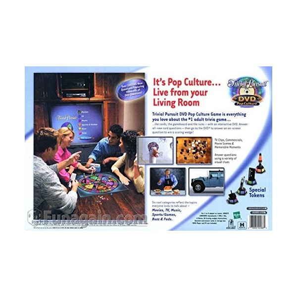 Trivial Pursuit POP Culture DVD Game