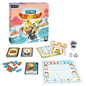 Dungeon Academy | Roll & Write Maze Board Game | Each Roll Creates Unique Dungeon Mazes | Collect Life Points & Mana,