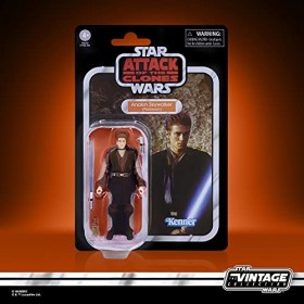 Star Wars Hasbro F5633 The Vintage Collection, Figurine Anakin Skywalker Padawan de 9,5&nbsp;cm, Lattaque des Clones, Multicolo