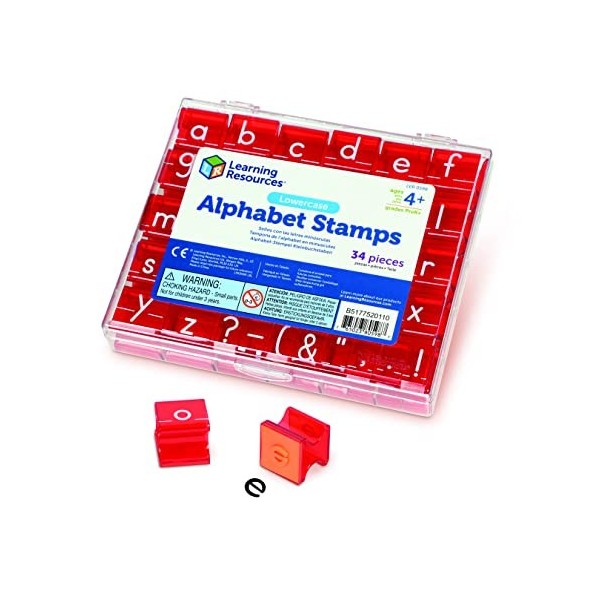 Tampons de l’alphabet en minuscules de Learning Resources