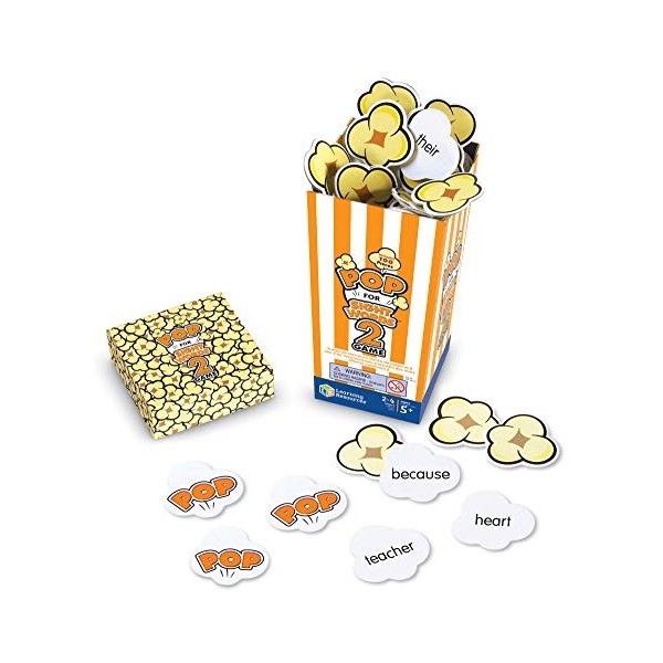 Learning Resources dapprentissage Pop Jeux Pop pour Sight Words 1 & 2 -Bundle - version anglaise