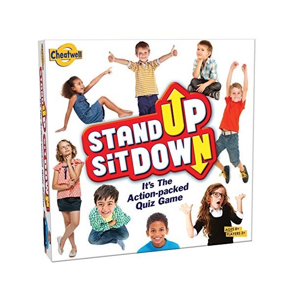 Stand Up Sit Down Family Game. Version Anglaise