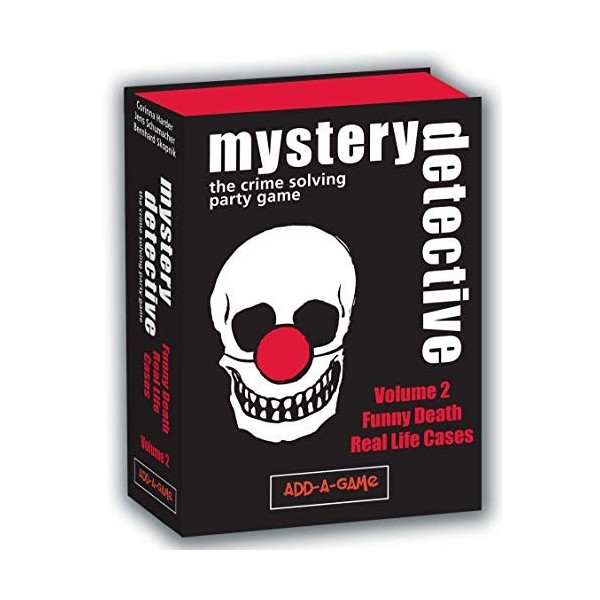 Mystery Detective Volume 2: Funny Death Real Life Cases- Cooperative Party Game to Unleash Your Brainstorming Skills