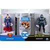 DC Comics Lot de 2 Figurines Superman vs. Darkseid de 10,2 cm avec 6 Accessoires mystérieux, Adventure 2