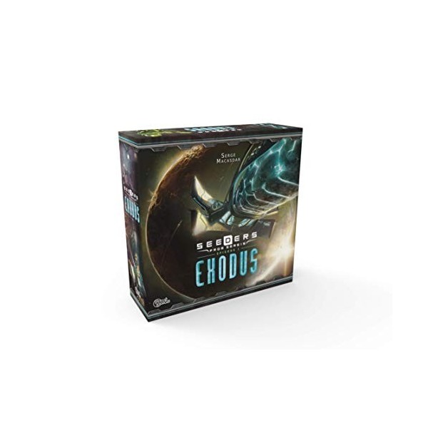 SEEDERS FROM SEREIS - EXODUS - jeu de stratégie - draft, majorité et combinaisons de cartes pour 2 à 4 joueurs - univers SF -