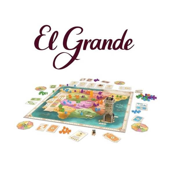 Giochi Uniti - El Grande, Nouvelle édition, Multicolore, GU773