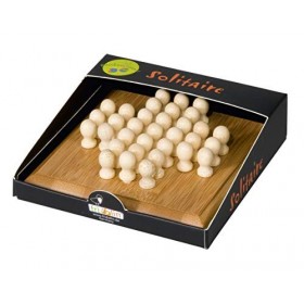 Fridolin - 17642 - Jeu de société Fait en Bambou - Solitaire