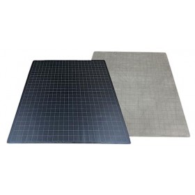 Tapis de Jeu de Grille de Bataille – 66 x 59,7 cm Portable DND RPG Chessex Carte de Jeu de rôle – Donjons et Dragons effaçabl