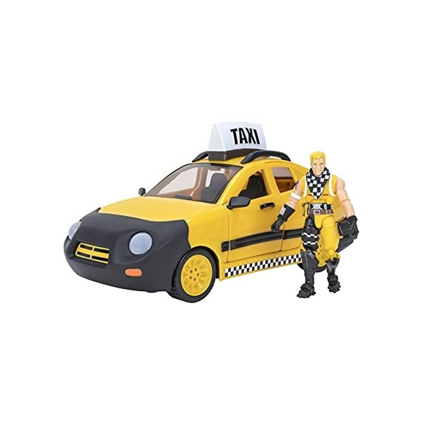 Fortnite Taxi Joy Ride avec Figurine Articulée As du Volant de 10 cm