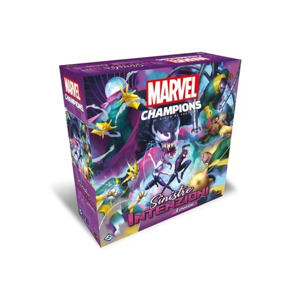 Asmodee - Marvel Champions, Le Jeu de Cartes: Gauche Intentions, Pack Campagne, Expansion Jeu de Cartes, Édition en Italien, 