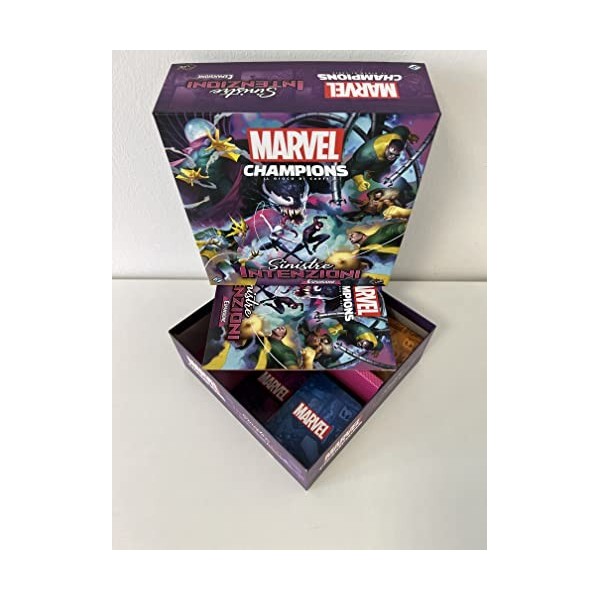 Asmodee - Marvel Champions, Le Jeu de Cartes: Gauche Intentions, Pack Campagne, Expansion Jeu de Cartes, Édition en Italien, 