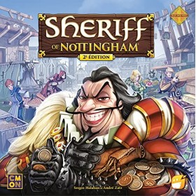 Funforge | Sheriff of Notthingham - 2ème édition | Jeu de société | À partir de 14 ans | 3 à 6 joueurs | 60 minutes