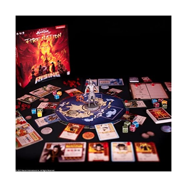 The OP USAopoly - Rising Avatar Fire Nation - Jeux De Société - Jeux De Société - De 10 Ans - 1 à 5 Joueurs - en Anglais