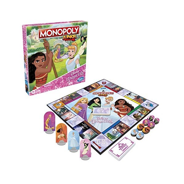 Hasbro Monopoly Junior Disney Princess Edition Jeu de société