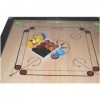 Terrapin Trading Ltd Apex Planche de Carrom en Bois Indien Pas Pleine Taille 50 x 50 cm avec Accessoires