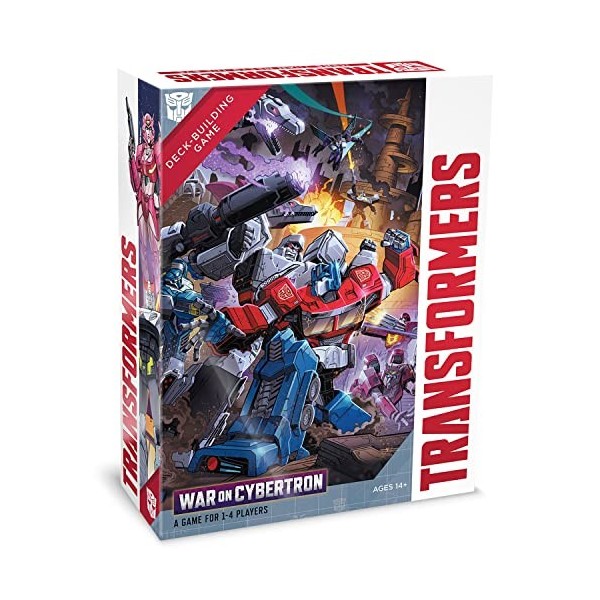 Transformers Deck-Building Game: War On Cybertron - Jeu autonome et extension, à partir de 14 ans, 1 à 4 joueurs, 45 à 90 min