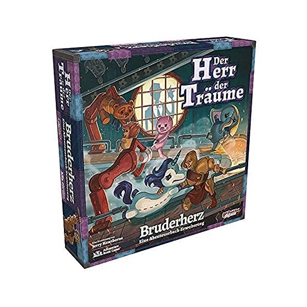 Z-Man Games Le Seigneur des rêves – Le cœur des frères – Jeu Familial, Jeu dhistoire en Allemand ZMND0019 Multicolore