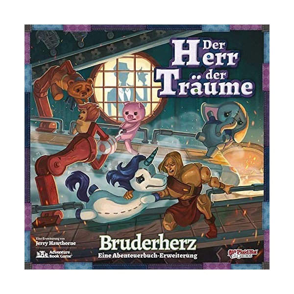 Z-Man Games Le Seigneur des rêves – Le cœur des frères – Jeu Familial, Jeu dhistoire en Allemand ZMND0019 Multicolore