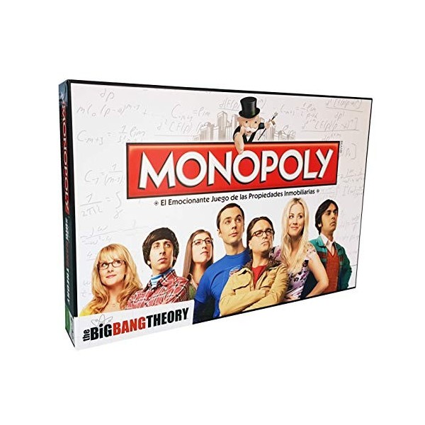 The Big Bang Theory Monopoly Motif, Version espagnole français Non Garanti 