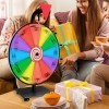 woyufen Roue Tournante Roulette 12 Pouces Spinning Prize Wheel, Lucky Turntable Props Game Bingo Game avec Marqueurs Effaçabl