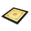 Kalindri Sports Carrom Board en bois avec pièces de monnaie et percuteur cadre de 53,3 cm, épaisseur de 4 mm 