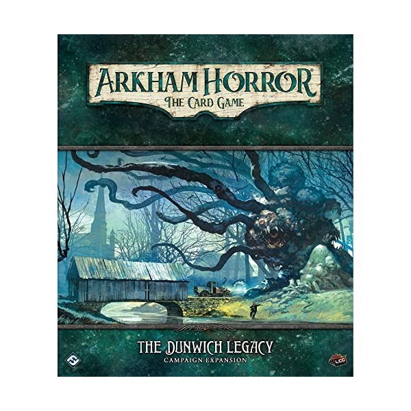 Fantasy Flight Games Arkham Horror LCG: The Dunwich Legacy Campaign Extension Jeu de Cartes à partir de 14 Ans 1 à 2 Joueurs 