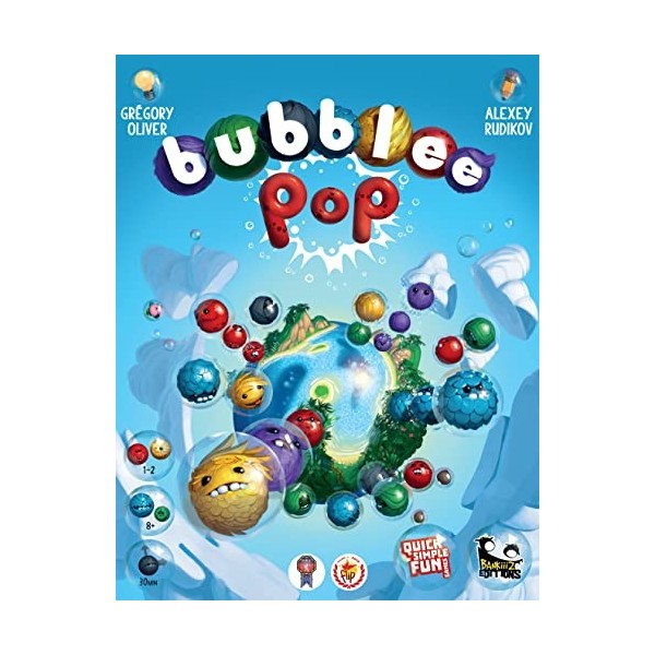 Banquiiiz- Bubblee Pop Jeu de Societe, BAN003BU, Multicolore