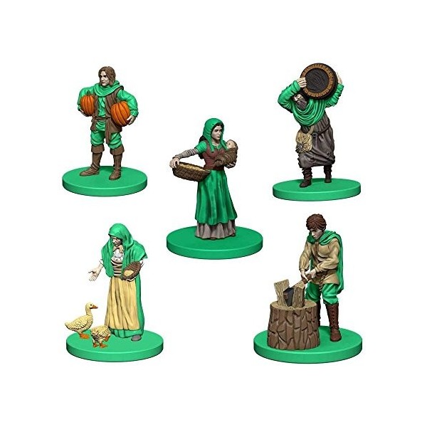 Mayfair Games Europe MFG72867 Agricola Game Expansion Green 5 Figurines Multicolore