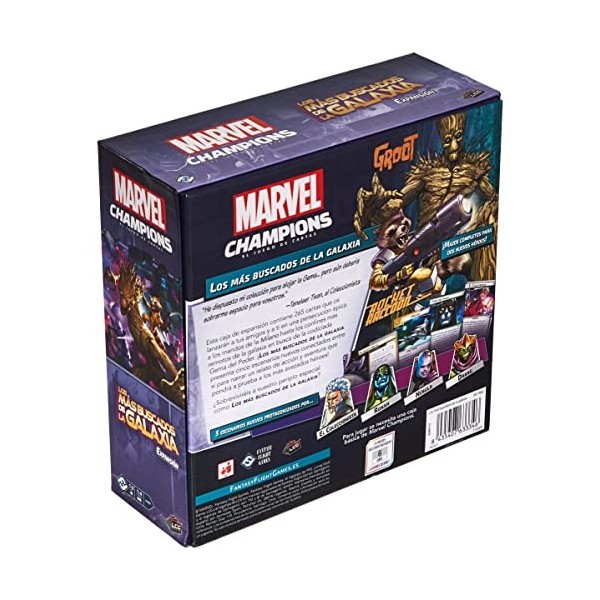 Fantasy Flight Games MC16ES Marvel Champions - Les Plus recherchés de la Galaxie