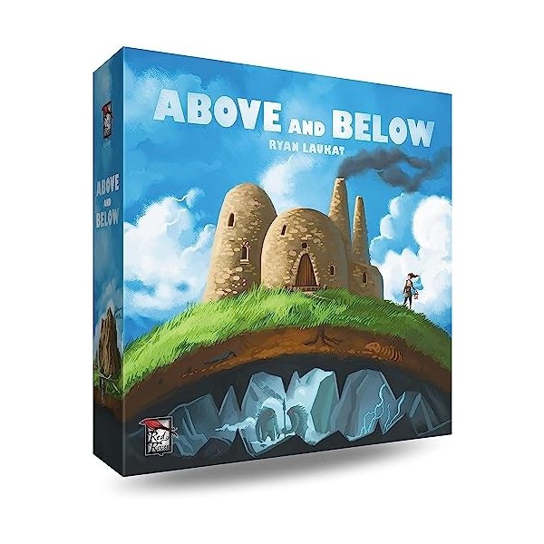 Red Raven Games Jeu de Cartes Above and Below Version Anglaise 