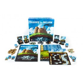 Red Raven Games Jeu de Cartes Above and Below Version Anglaise 