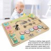 Omabeta Locks Activity Board, Toddler Skill Board Safe Durable Portable pour léducation