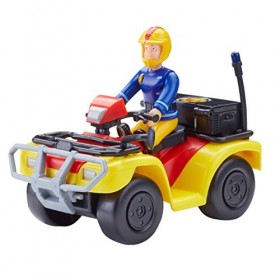 Sam Le Pompier – Sam et Son Quad – Véhicule et Figurine Import Royaume-Uni 