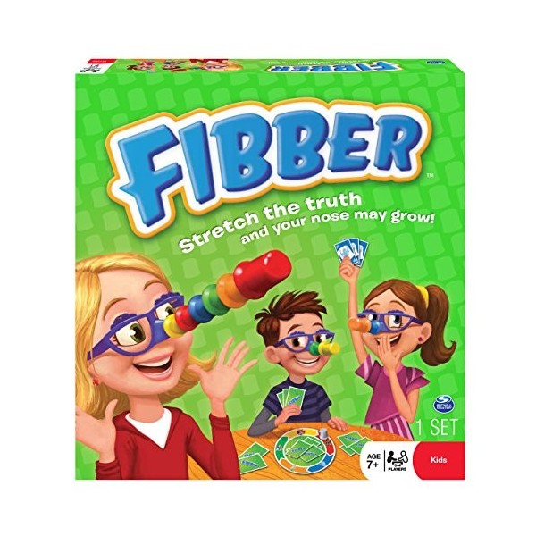 Fibber Board Game by Hedbanz English Manual 