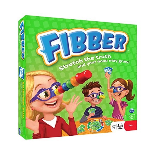 Fibber Board Game by Hedbanz English Manual 