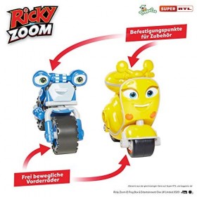 Ricky Zoom Figurines de Motos Loop & Scootio, Jouets à Collectionner Pack de 2 Véhicules Miniatures à Roues Libres, pour Enfa