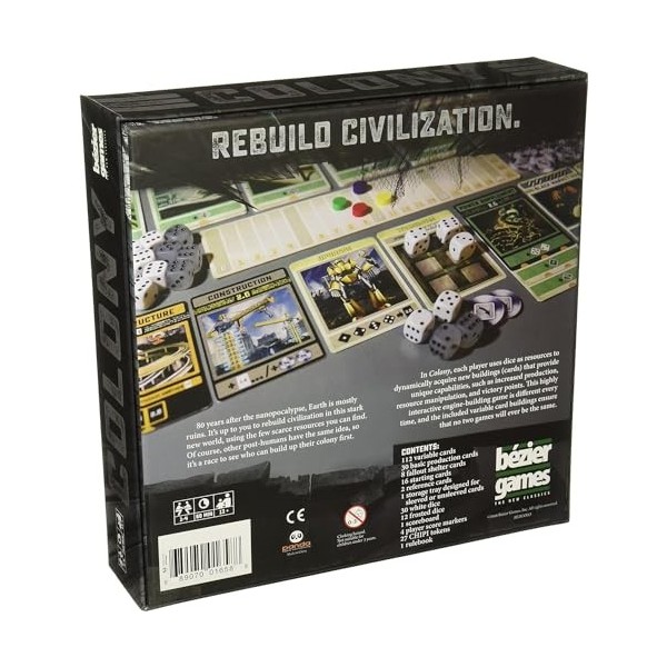 Bezier Games bez00020 – Jeu Colony