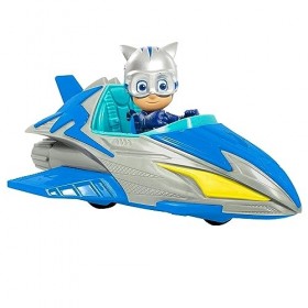 PJ Masks Save The Sky - Véhicule Catboy et Cat-Car + Figurine - 95821 - Neuf