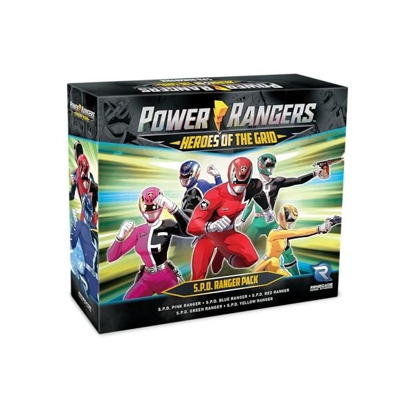 Renegade Game Studios: Power Rangers Heroes of The Grid S.P.D Ranger Pack